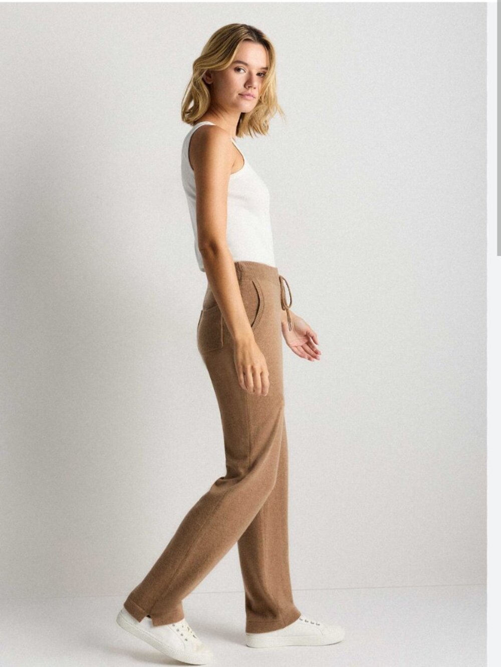Sold Out Cashmere Quince Straight Leg Pant - sold out color Camel